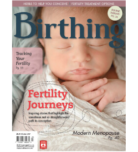 Birthing Magazine cover